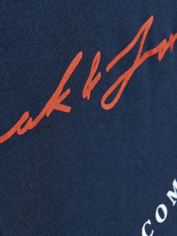 Jack & Jones JJHERRO Boys Hoody -NAVY BLAZER - Borderland Muff