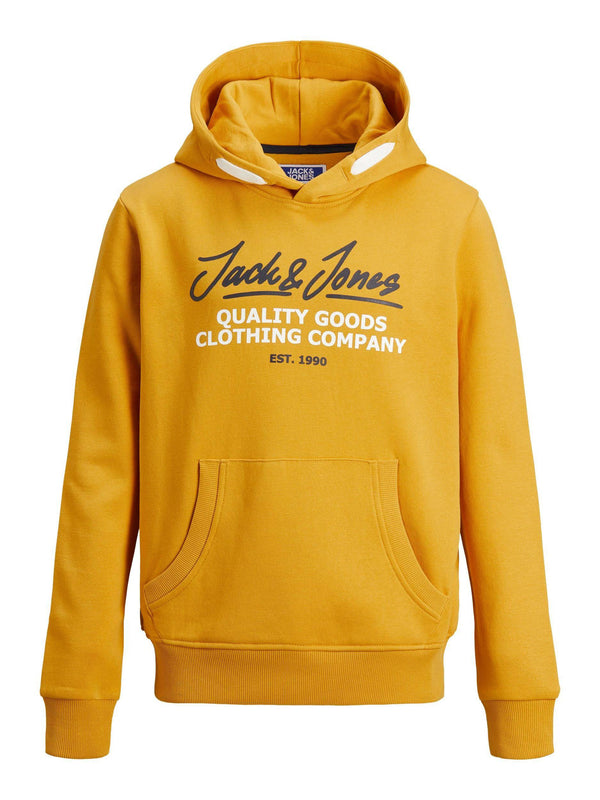 Jack & Jones JJHERRO Boys Hoody -GOLD - Borderland Muff