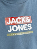 Jack & Jones JCODELFIELD Boys Tee -CHINA BLUE - Borderland Muff