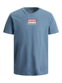 Jack & Jones JCODELFIELD Boys Tee -CHINA BLUE - Borderland Muff