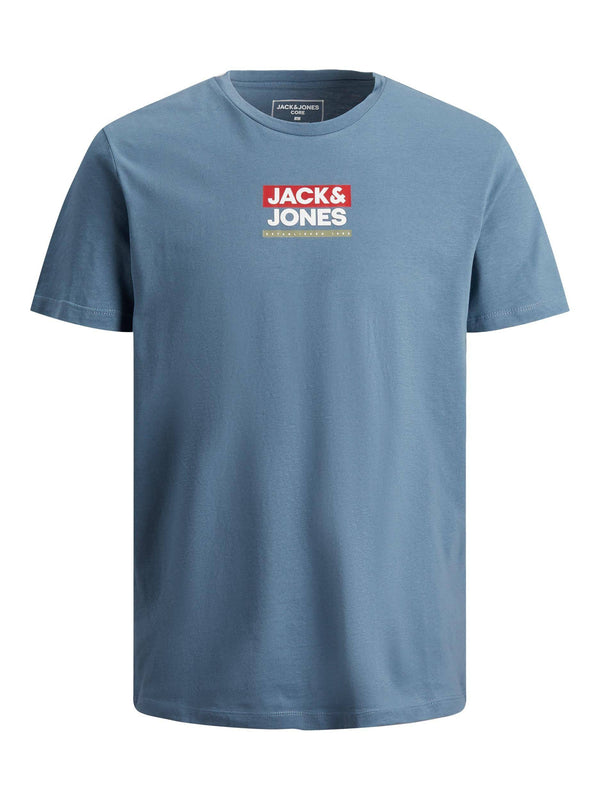 Jack & Jones JCODELFIELD Boys Tee -CHINA BLUE - Borderland Muff