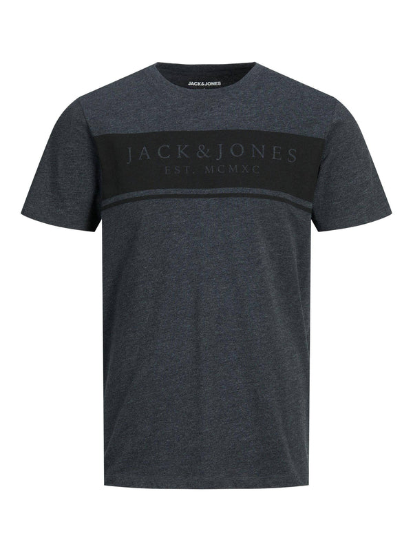 Jack & Jones JJRIVER Boys Tee -DARK GREY - Borderland Muff