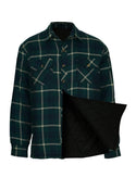 Champion Mens Totnes Padded Shirt -GREEN - Borderland Muff
