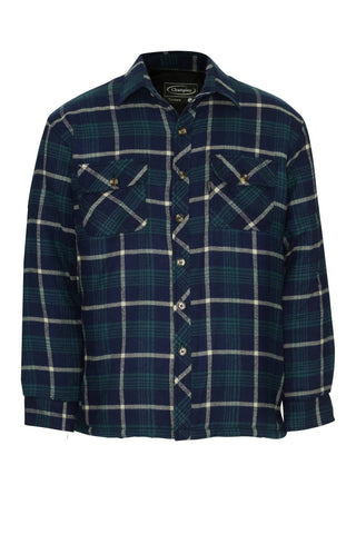 Champion Mens Totnes Padded Shirt -BLUE - Borderland Muff