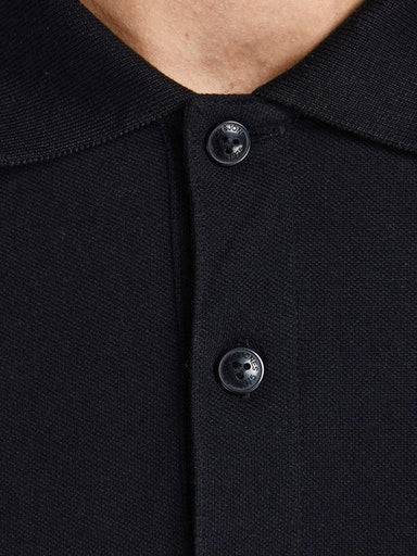 Jack & Jones JCOFLOKI Polo Shirt -BLACK - Borderland Muff