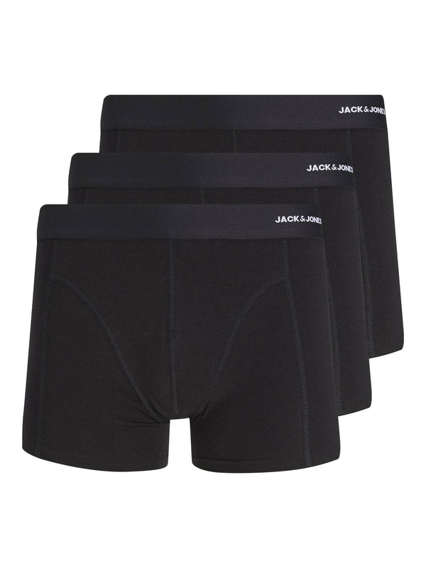 Jack & Jones JACBAMBOO Trunks 3 Pack -BLACK - Borderland Muff