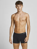 Jack & Jones JACBAMBOO Trunks 3 Pack -BLACK - Borderland Muff