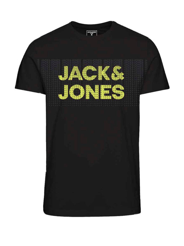 Jack & Jones JCOATHELSTAN Boys Tee -BLACK - Borderland Muff