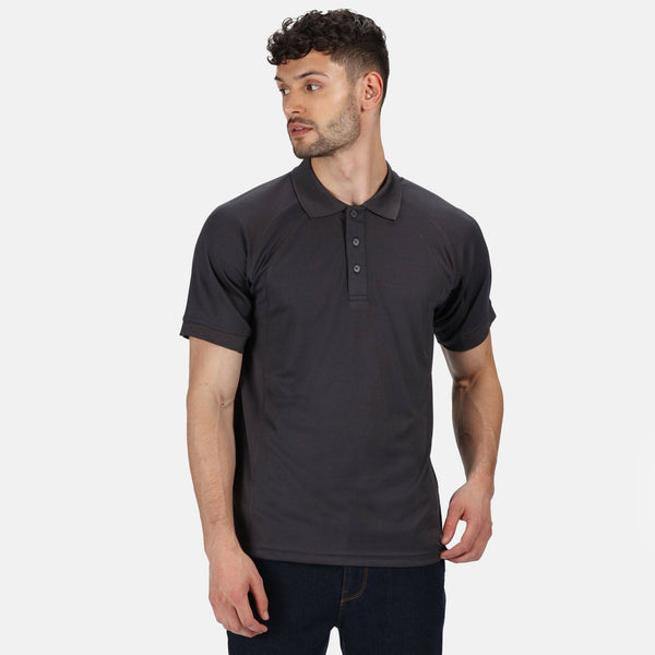 Regatta Coolweave Work Polo -GREY - Borderland Muff