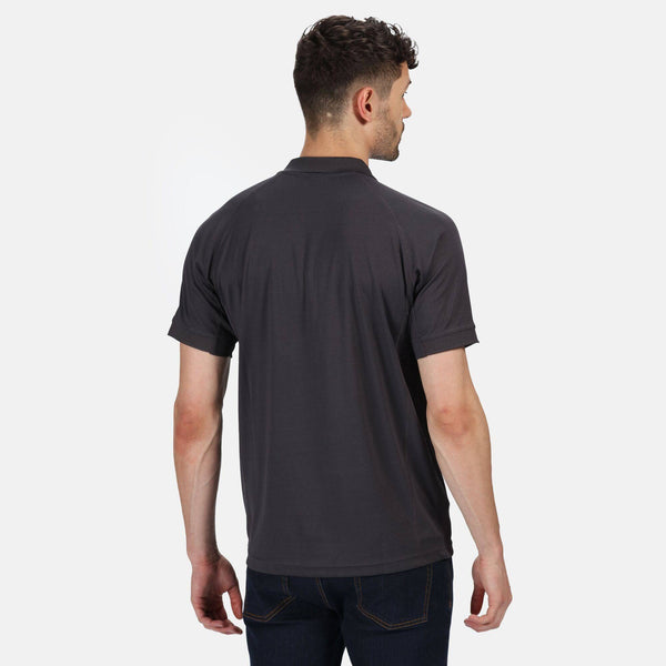 Regatta Coolweave Work Polo -GREY - Borderland Muff