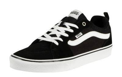 Vans Mens Filmore Suede/Canvas -BLACK/WHITE - Borderland Muff