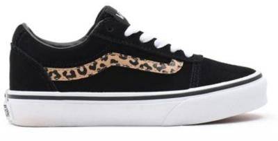 VANS Kids Ward Suede/Canvas -BLACK/CHEETAH - Borderland Muff
