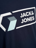 Jack & Jones JCOLOGAN Boys Tee -NAVY BLAZER - Borderland Muff