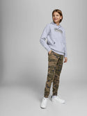 Jack & Jones JPSTPAUL Boys Cargo Pants -OLIVE CAMO - Borderland Muff