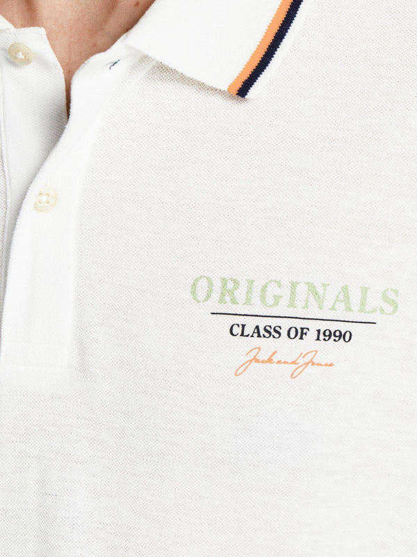 Jack & Jones JORPOP Polo -CLOUD DANCER - Borderland Muff
