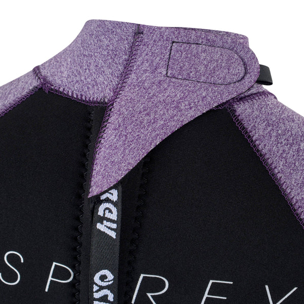 Osprey Zero 5/4mm Girls Full Wetsuit -PURPLE - Borderland Muff