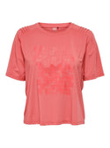 Only Play JACINTA Short Tee -CORAL - Borderland Muff
