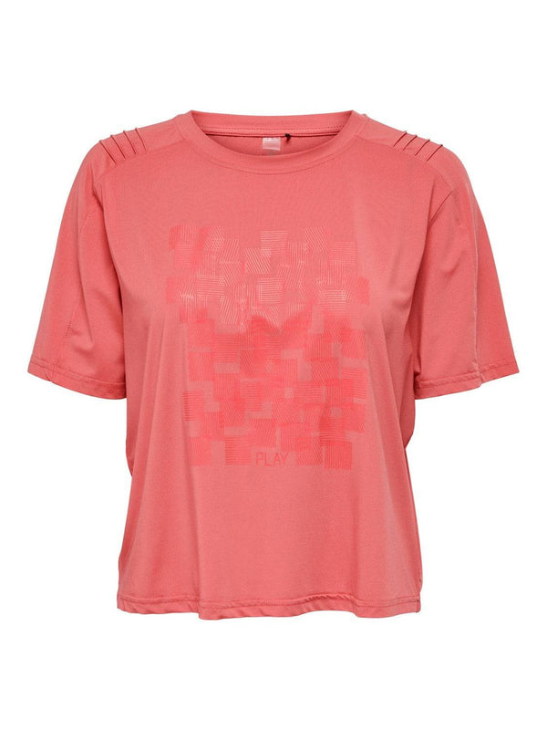 Only Play JACINTA Short Tee -CORAL - Borderland Muff