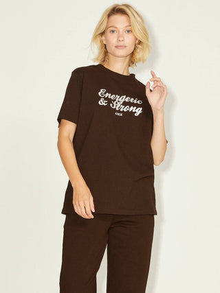 JJXX BEA Tee -BROWN - Borderland Muff