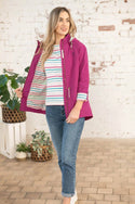 Lighthouse Victoria Jacket -RASPBERRY - Borderland Muff