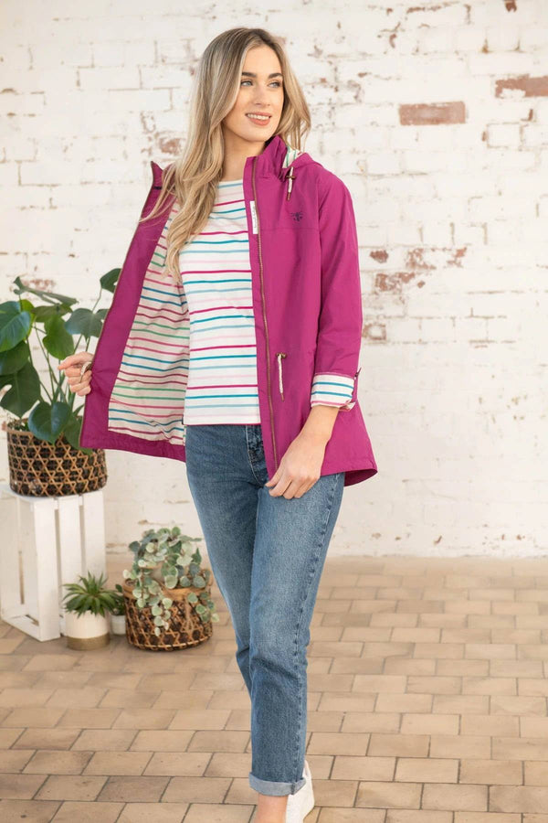 Lighthouse Victoria Jacket -RASPBERRY - Borderland Muff
