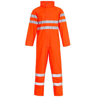 Supertouch Hi Vis PU Coverall -ORANGE - Borderland Muff