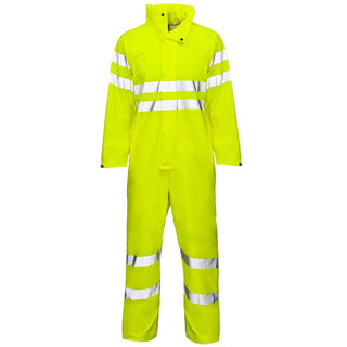 Supertouch Hi Vis PU Coverall -YELLOW - Borderland Muff