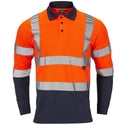 Supertouch Hi Vis 2 Tone Long Sleeve Polo - Borderland Muff