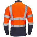 Supertouch Hi Vis 2 Tone Long Sleeve Polo - Borderland Muff