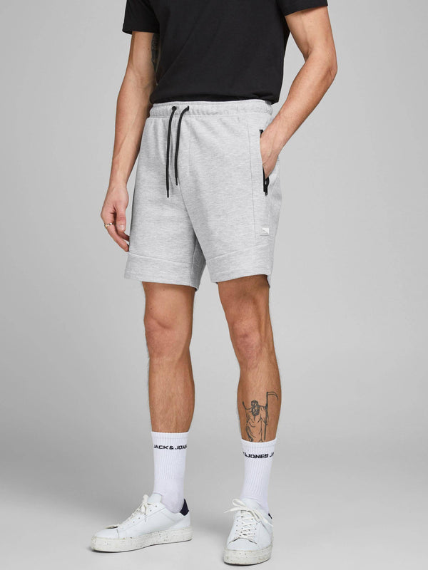 Jack & Jones JPSTAIR Shorts -LIGHT GREY MELANGE - Borderland Muff