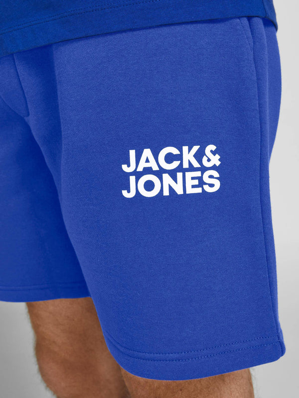 Jack & Jones JPSTNEWSOFT Sweat Shorts -SURF BLUE - Borderland Muff