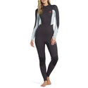 Billabong Ladies Launch 3/2mm Full Wetsuit -GREY - Borderland Muff