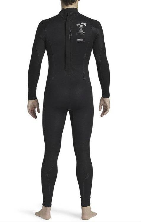 Billabong Mens Intruder 3/2mm Full Wetsuit -BLACK - Borderland Muff