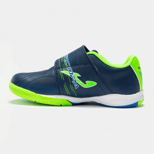 JOMA Kids Supercopa Indoor Football Boot (Sizes 6-9 Jnr) SCJS2203INV - Borderland Muff