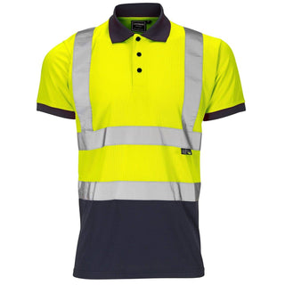 Supertouch Hi Vis 2 Tone Polo - Borderland Muff