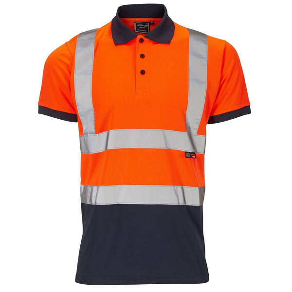 Supertouch Hi Vis 2 Tone Polo - Borderland Muff