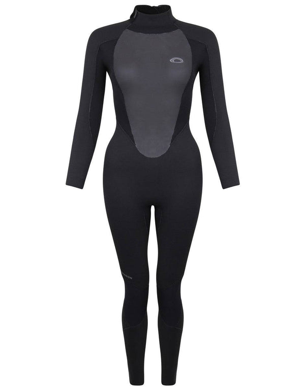 Typhoon Ladies Storm5 Full Wetsuit -BLACK - Borderland Muff