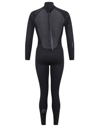 Typhoon Ladies Storm5 Full Wetsuit -BLACK - Borderland Muff
