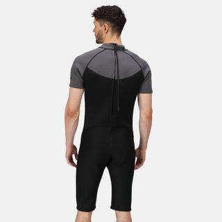 Regatta Mens 2mm Short Wetsuit -GREY - Borderland Muff