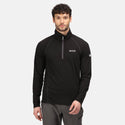 Regatta Mens Montes Fleece -BLACK - Borderland Muff