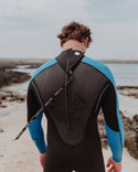 Saltrock Mens Core 3/2mm Full Wetsuit -BLUE - Borderland Muff