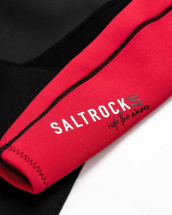 Saltrock Kids Core 3/2mm Full Wetsuit -RED - Borderland Muff