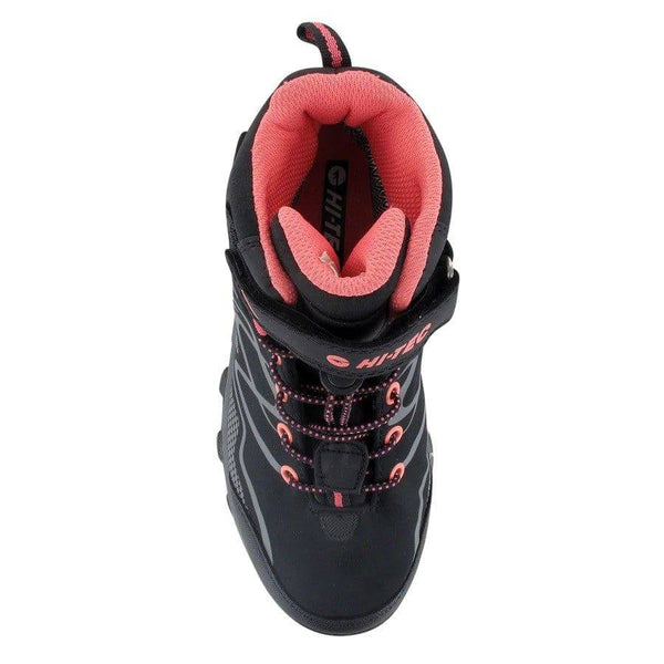 Hi Tec Kids Blackout Mid Hiking Boot -BLACK/PINK - Borderland Muff