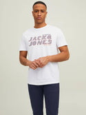 Jack & Jones JCOPHIL Tee -WHITE - Borderland Muff