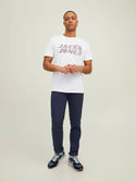 Jack & Jones JCOPHIL Tee -WHITE - Borderland Muff