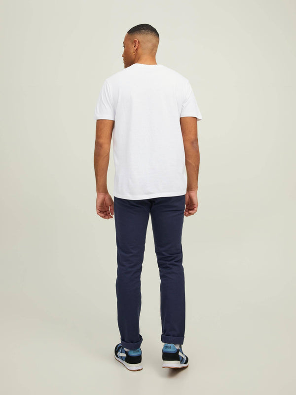 Jack & Jones JCOPHIL Tee -WHITE - Borderland Muff