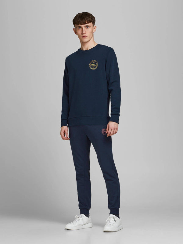 Jack & Jones Gordon/Shark Joggers -NAVY BLAZER - Borderland Muff
