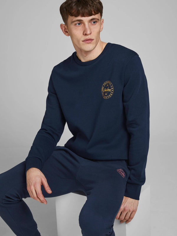 Jack & Jones Gordon/Shark Joggers -NAVY BLAZER - Borderland Muff