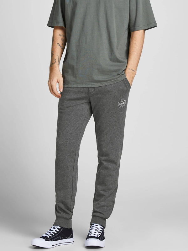 Jack & Jones Gordon/Shark Joggers -DARK GREY - Borderland Muff