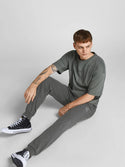 Jack & Jones Gordon/Shark Joggers -DARK GREY - Borderland Muff